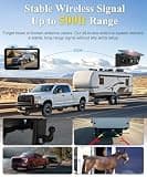 VEKOOTO VK7 Pro Magnetic Solar Wireless Backup Camera with 7" IPS Touchscreen