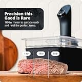 Greater Goods Kitchen Sous Vide Machine 1100W with Brushless Motor Tech
