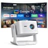 VOPLLS G3 Smart Projector with Google TV and 360-Degree Rotating Base