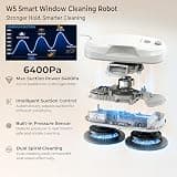 Tosima W5 Window Cleaning Robot with Dual-Spiral Design and Bidirectional Spray