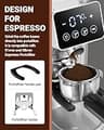 AMZCHEF Electric Coffee Grinder with 48 Settings and LED Control Panel