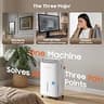 Home Energy Star Compressor Dehumidifier for Large Basements (45 Pint, 4500 Sq.Ft)