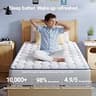 Avenco 6-Inch Twin Innerspring Mattress with Breathable Cover for Comfort