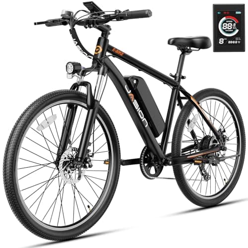 Jasion EB5 26-Inch Electric Commuter Bike, 1000W Motor, 500Wh Battery