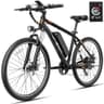 Jasion EB5 26-Inch Electric Commuter Bike, 1000W Motor, 500Wh Battery