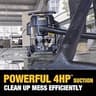 DeWalt Stealthsonic 5-Gallon Heavy-Duty Wet/Dry Shop Vacuum with 4 HP Motor