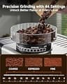 Grindora Espresso Machine with Grinder, Timer Dosing & PID Temp Control
