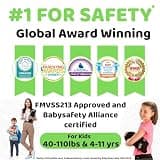 BubbleBum Inflatable Backless Travel Booster Car Seat for Compact Vehicles