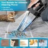 Blestan Cordless Portable Handheld Car Vacuum Cleaner with LED Light