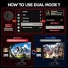 KOORUI G2741L 27-Inch 4K Fast IPS Dual-Mode High Refresh Rate PC Gaming Monitor
