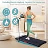 Portable Under Desk Walking Pad Treadmill with 3.0HP Motor and Incline