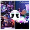 Luwint LED Light-Up Flashing Rave Party Gloves with Six Vibrant Modes