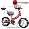 OHIIK 2-in-1 Kids Balance to Pedal Bike with Training Wheels, 12-Inch Frame