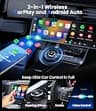 Teeran 2-in-1 Dual-Band Wireless CarPlay and Android Auto Adapter Model