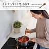 Hefild 10-Piece Acacia Wood Cooking Spoons and Spatulas Starter Set
