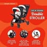 Baby Trend Sit N' Stand 2.0 DLX Tandem Double Stroller with Multiple Modes