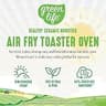 GreenLife PFAS-Free Healthy Ceramic Nonstick Countertop Air Fryer Toaster Oven