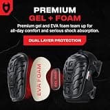 NoCry Heavy-Duty Professional Gel Knee Pads for Demolition and Carpentry