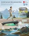 UREVO CyberPad Smart Walking Pad, 14% Auto Incline, 2.5HP Brushless Motor