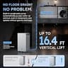 DECIUU 100-Pint Energy Star Dehumidifier with 16.4ft Vertical Pump Drainage