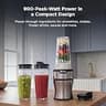 Ninja Nutri-Plus Personal Blender Bundle with Three 20-Oz To-Go Travel Cups (BN301)