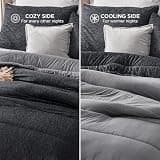 Bedsure Queen Reversible All-Season Cooling Comforter 3-Piece Bedding Set