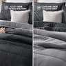 Bedsure Queen Reversible All-Season Cooling Comforter 3-Piece Bedding Set