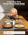 iTRUSOU Expandable 3-Panel Nano-Coated Silicone Food Warming Mat (54 x 16 Inches)