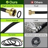 12FT Dehumidifier Drain Hose with 3/4-Inch FHT Connector