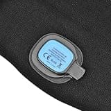 Etsfmoa Unisex USB Rechargeable LED Beanie Cap with 3 Brightness Modes