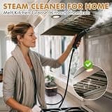 Enromted 2500W Portable Steam Cleaner with Continuous Refill Capability
