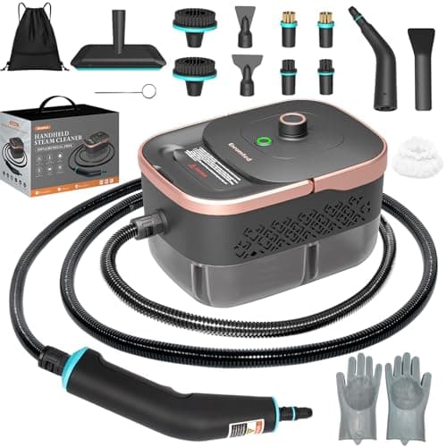 Enromted 2500W Portable Steam Cleaner with Continuous Refill Capability