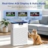 MOOKA KJ190 H13 True HEPA Air Purifier with Washable Pre-Filter and PM2.5 Display