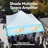 Quictent 10x10 Commercial Grade Pop Up Canopy Tent Shelter with Three Sidewalls