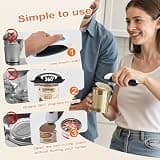 NOTUSIUY One-Touch Rechargeable USB-C Handheld Automatic Electric Can Opener