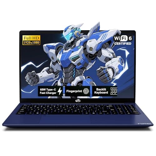 NIMO 15.6-Inch FHD Business Laptop, Intel Quad-Core N150, 4GB RAM, 128GB SSD