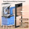 BEDRED 95oz Small Ultra-Quiet Thermoelectric Dehumidifier with Ambient Lighting