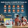AOSEED X-Maker AI+ Smart 3D Printer with 8 PLA Filaments for Education