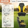 SEATIN Diamond Quilted Premium Suspension Tractor Seat