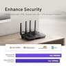GL.iNet Flint 2 GL-MT6000 High-Speed WiFi 6 Gaming Router with Dual 2.5G Ports