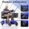 AXADA 4-Wheel Heavy-Duty Foldable Mobility Scooter