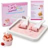 Premium Rolled Ice Cream Maker Kit with Recipe Book, Stainless Tray, and Spatulas