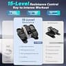 15-Level Under Desk Elliptical, 5 Auto Modes and Wireless Remote Control