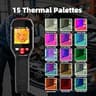 BSIDE Thermal Imaging Camera, 240x240 Native Resolution, 320x240 TFT Display, 15 Palettes