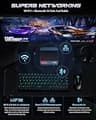 BOSGAME E5 11 Pro Mini PC, AMD Ryzen 3 5300U, 8GB DDR4 RAM, 256GB M.2 PCIe SSD
