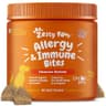 Zesty Paws Allergy Immune Bites, Peanut Butter Dog Probiotic Supplement, 90 Ct