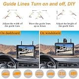 Yakry Y27-N 1080P Wireless RV Backup Camera System with 7" Touch-Key Monitor