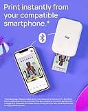 Canon Ivy 2 Mini Bluetooth Zink Zero-Ink Portable Photo Printer (White)