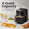 Chefman 4-Quart Compact Air Fryer, Matte Black Dishwasher-Safe Basket