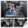 REEVAA XL Dog Truck Seat Cover with Reinforced Hard Bottom for SUVs and Trucks
